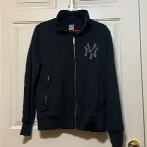 Nike New York Yankees Black full zip sweatshirt